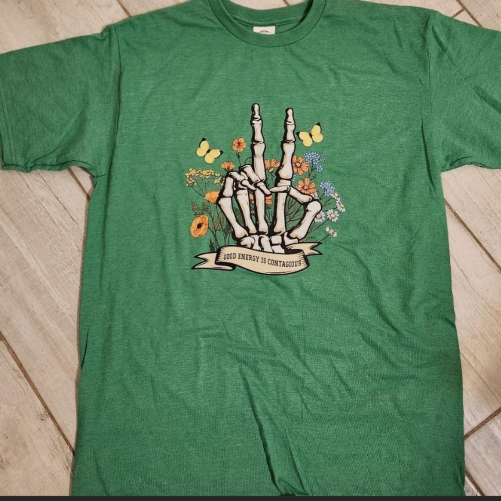 new unisex good energy is contagious tee shirt